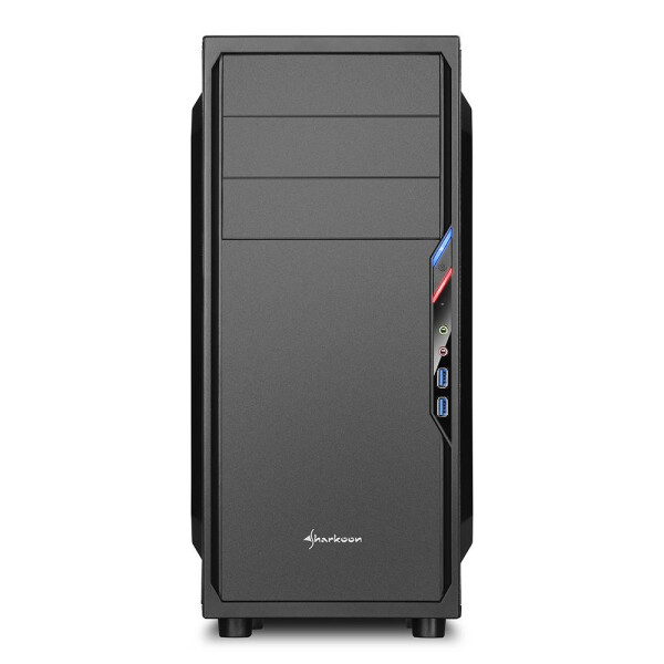 Sharkoon VS4-V - Midi Tower - PC - Schwarz - ATX - micro ATX - Mini-ITX - 16 cm - 38,5 cm