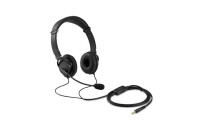 Kensington Classic 3.5mm Headset mit Mikrofon und Lautstärkeregler - Kabelgebunden - Kopfhörer - Schwarz
