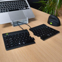 R-Go Tastatur Split Break US-Layout Bluetooth schwarz - Tastatur