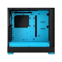 Fractal Design Pop Air - Tower - PC - Schwarz - Cyan - ATX - micro ATX - Mini-ITX - Stahl - Gehärtetes Glas - Multi