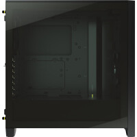 Corsair 4000D Airflow - Midi Tower - PC - Schwarz - ATX - EATX - micro ATX - Mini-ITX - Kunststoff - Stahl - Gehärtetes Glas - 17 cm