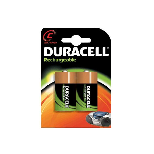 Duracell 055988 - Wiederaufladbarer Akku - Nickel-Metallhydrid (NiMH) - 1,2 V - 2 Stück(e) - 2200 mAh - 26 mm