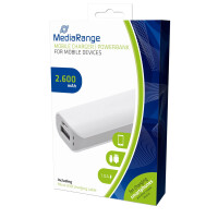 MEDIARANGE Power Bank - Ladegerät Li-Ion 2600 mAh -...