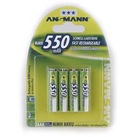 Ansmann Blister 4 X Accu - AAA - 550 mAh - AAA / HR03 -...