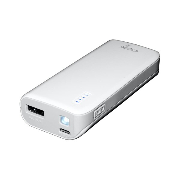 MEDIARANGE MR751 - 5200 mAh - Lithium-Ion (Li-Ion) - Grau - Weiß