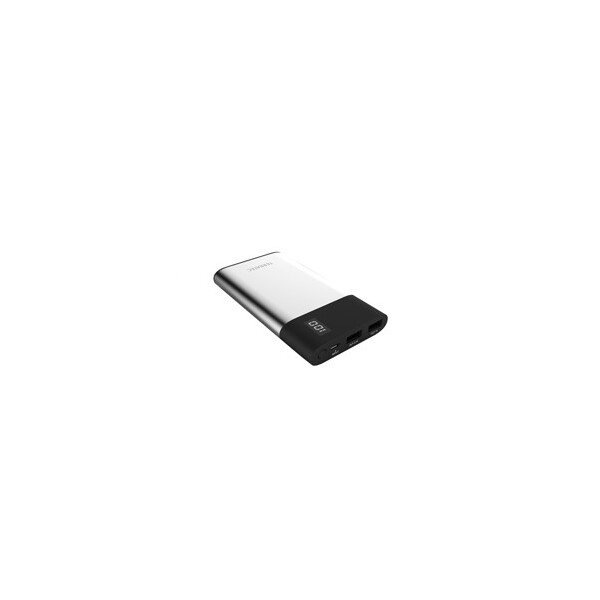 TerraTec P80 Slim - Schwarz - Metallisch - Handy/Smartphone - Tablet - MP3/MP4 - GPS - E-Buchleser - Lithium Polymer (LiPo) - 8000 mAh - USB - 5 V