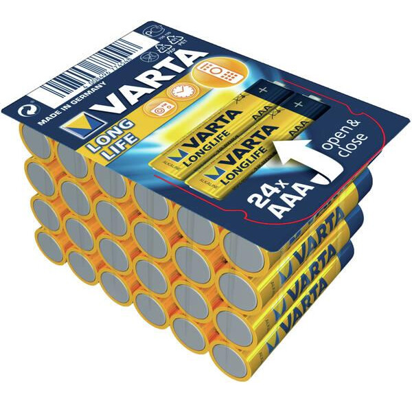 Varta BV-LL 24 AAA - Einwegbatterie - AAA - Alkali - 1,5 V - 24 Stück(e) - Blau - Gelb