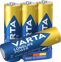 Varta 1x4 High Energy AA LR 6 - Einwegbatterie - AA - Alkali - 1,5 V - 4 Stück(e) - Blau