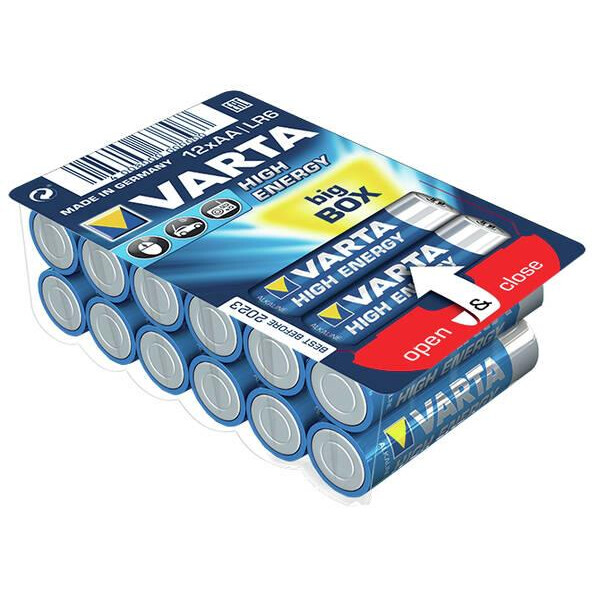 Varta BV-HE 12 AA - Einwegbatterie - AA - Alkali - 1,5 V - 12 Stück(e) - Blau