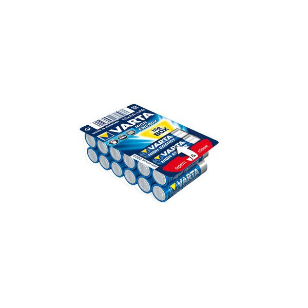 Varta High Energy AA - Einwegbatterie - AA - Alkali - 1,5 V - 24 Stück(e) - Blau - Silber