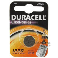 Duracell Batterie Knopfzelle CR1220/DL1220 Li 35 mAh 3V