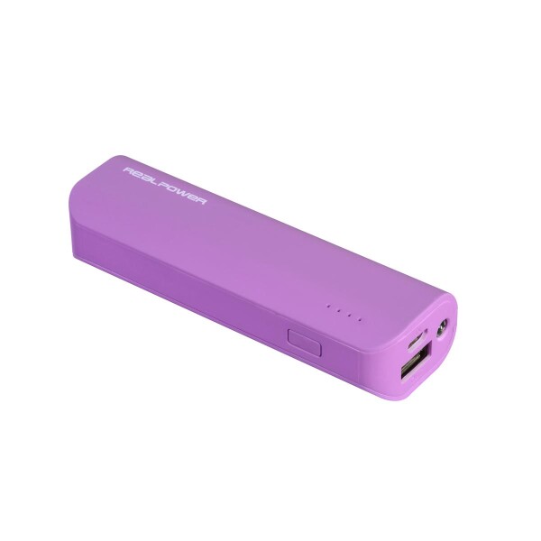 RealPower PB-2600 - 2600 mAh - Lithium-Ion (Li-Ion) - Pink