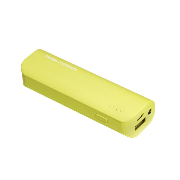 Ultron RealPower PB-2600 - 2600 mAh - Lithium-Ion (Li-Ion) - Grün - Limette