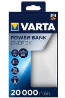 Varta Energy 20000 - 20000 mAh - Lithium Polymer (LiPo) - 3,7 V - Schwarz - Weiß