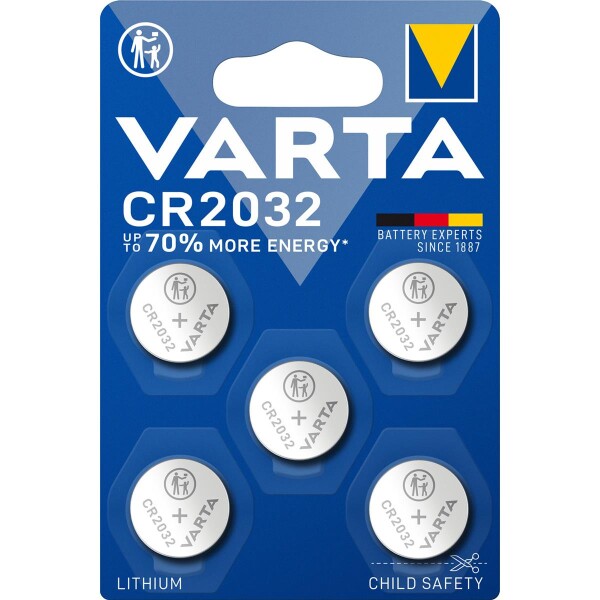 Varta 06032 - Einwegbatterie - CR2032 - Lithium - 3 V - 5 Stück(e) - 230 mAh