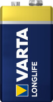 Varta Longlife Extra 9V Bloc - Einwegbatterie - Alkali - 9 V - 1 Stück(e) - Blau - Gelb - 9V