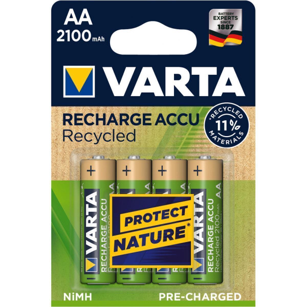 Varta Akku Recharge Accu Recycled Aa 2100 mAh - Akku - Mignon (AA)