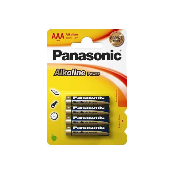 Panasonic LR03APB - Einwegbatterie - AAA - Alkali - 1,5 V - 4 Stück(e) - Blau - Gold