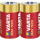 Varta MAX TECH 2x Alkaline D - Einwegbatterie - D - Alkali - 1,5 V - 2 Stück(e) - Gold - Rot