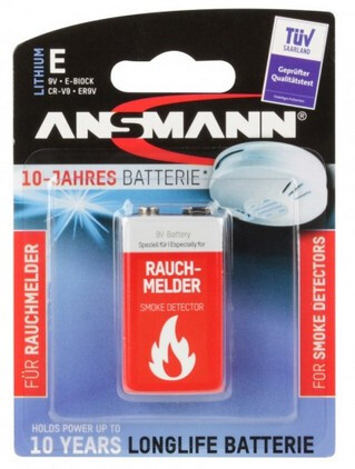 Ansmann 9V Lithium - Einwegbatterie - 9V - Lithium - 9 V - 1 Stück(e) - Grau - Rot
