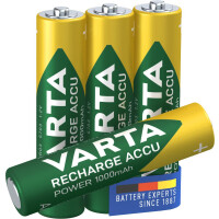 Varta Akku - Micro AAA NiMH 1000 mAh Blister 4 Ready2use...