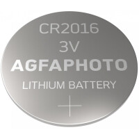 AgfaPhoto Knopfzelle CR 2016 Lithium 3 V 5 St. - Batterie...