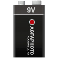 AgfaPhoto Batterie Alkaline Ultra -9V 6LR61 E-Block 1St....