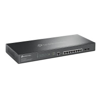 TP-LINK PoE+ Switch 8 x 2.5G+ 2 10G SG3210XHP-M2 - Switch - 0,1 Gbps