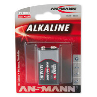 Ansmann 9V E-Block - Alkali - 9 V - 1 Stück(e) - 17,5 mm - 26,5 mm - 48,5 mm