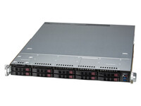 Supermicro 1U 10x2.5" hot-swap SAS3/SATA/NVMe drive 2x800W - Gehäuse - 12,3"