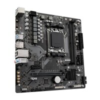 Gigabyte A620M H Motherboard - Unterstützt AMD Ryzen 8000 CPUs - 5+2+2 Phasen Digital VRM - bis zu 7200MHz DDR5 (OC) - 1xPCIe 4.0 M.2 - GbE LAN - USB 3.2 Gen 1 - AMD - Sockel AM5 - AMD Ryzen 7000 Series - Sockel AM5 - 96 GB - DDR5-SDRAM