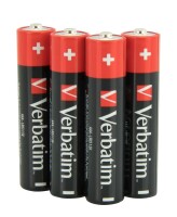 Verbatim AAA - Einwegbatterie - AAA - Alkali - 1,5 V - Premium - Schwarz - Rot