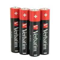 Verbatim AAA - Einwegbatterie - AAA - Alkali - 1,5 V - Premium - Schwarz - Rot