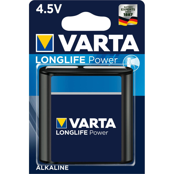 Varta -4912/1 - Einwegbatterie - Alkali - 4,5 V - 1 Stück(e) - Schwarz - 67 mm