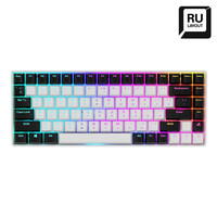 Sharkoon SKILLER SGK50 S3 wei. RU-Layout. Gateron Yellow - Tastatur - 85 Tasten