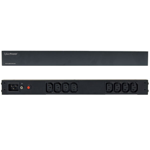 CyberPower Systems CyberPower PDU20BHVIEC8R - Standard - 1U - Horizontal/Vertical - Schwarz - 8 AC-Ausgänge - C13-Koppler