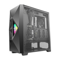 Antec DF800 FLUX - Midi Tower - PC - Schwarz - ATX - micro ATX - Mini-ITX - Kunststoff - Stahl - Gaming