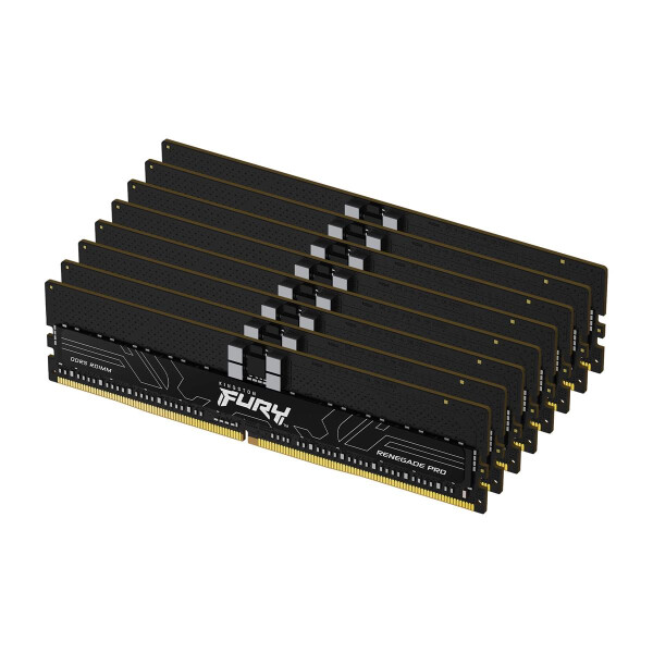 Kingston FURY KF560R32RBK8-128 - 128 GB - 8 x 16 GB - DDR5 - 6000 MHz - 288-pin DIMM - Schwarz