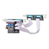 StarTech.com 4-Port Serielle PCIe Karte, Quad-Port PCI Express zu RS232/RS422/RS485 DB9 Se