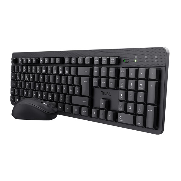 Trust TKM-360 - Tastatur-und-Maus-Set - DE schwarz