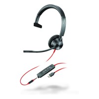 Poly Blackwire 3315 Monaurales USB-C-Headset -...