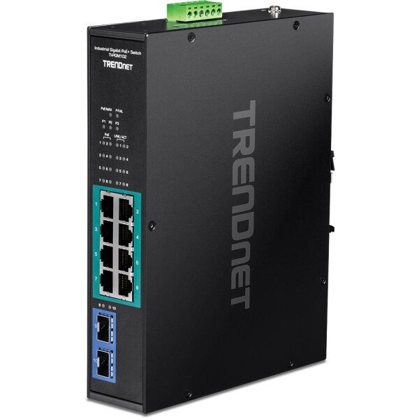 TRENDnet TI-PGM102 - Gigabit Ethernet (10/100/1000) - Vollduplex - Power over Ethernet (PoE) - Wandmontage