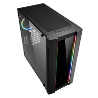 Sharkoon ELITE SHARK CA200G - Midi Tower - PC - Schwarz - ATX - EATX - micro ATX - Mini-ITX - SSI CEB - SSI EEB - Blau - Grün - Rot - 16,5 cm