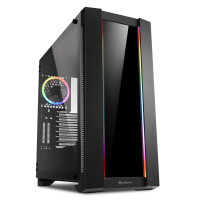 Sharkoon ELITE SHARK CA200G - Midi Tower - PC - Schwarz -...