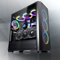 RAIJINTEK PONOS MS4 Gehäuse - schwarz -...