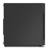 Sharkoon S25-V - Midi Tower - PC - Schwarz - ATX - micro ATX - Mini-ITX - Metall - 16,7 cm