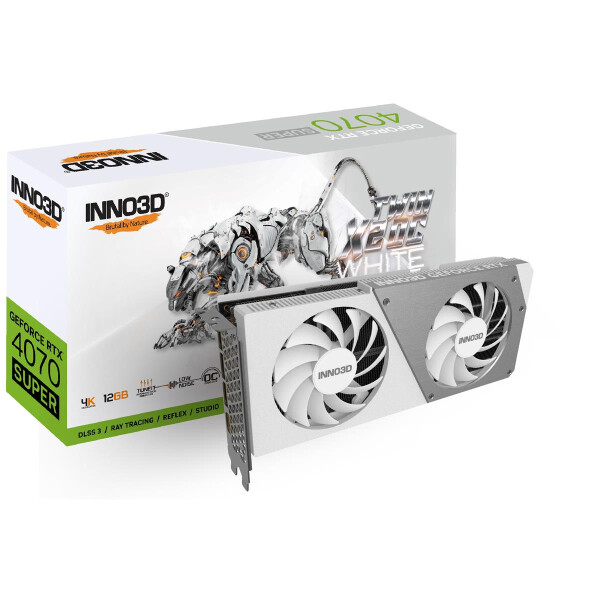 Inno3D GEFORCE RTX 4070 SUPER TWIN X2 OC WHITE