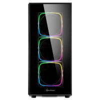 Sharkoon TG6 RGB - Midi Tower - PC - Schwarz - ATX -...