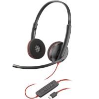 Poly Blackwire 3220 Stereo USB-C A Headset - Headset - 20...