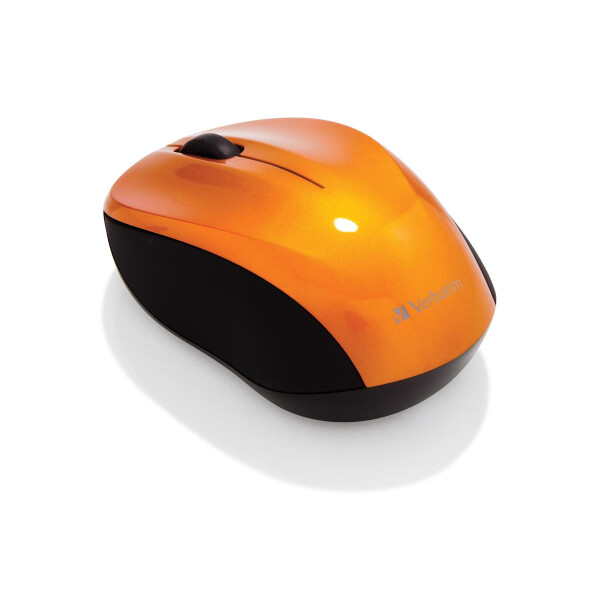 Verbatim Go Nano - Beidhändig - RF Wireless - 1600 DPI - Orange